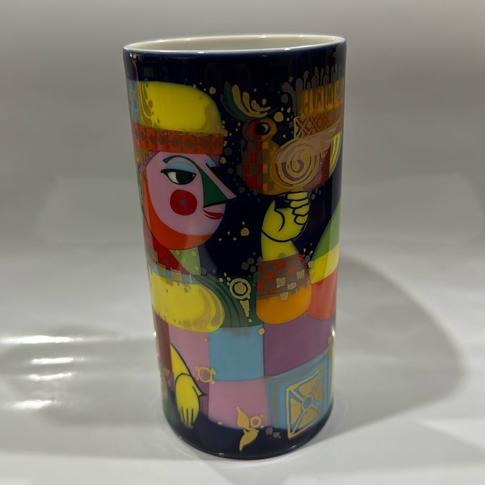 Rosenthal Bjorn Wiinblad Studio Line Germany Vintage Vase 1001 Nights Collection